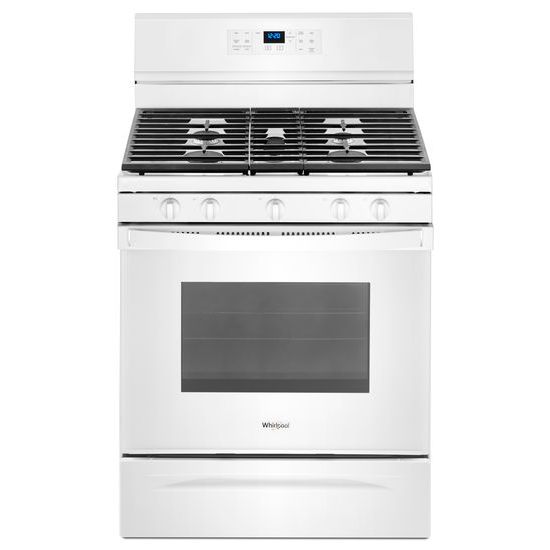 Model: WFG550S0HW | Whirlpool 5.0 cu. ft. Freestanding Gas Range with Fan Convection Cooking