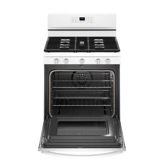 Model: WFG550S0HW | Whirlpool 5.0 cu. ft. Freestanding Gas Range with Fan Convection Cooking