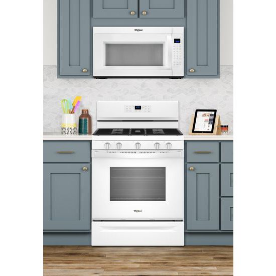 Model: WFG550S0HW | Whirlpool 5.0 cu. ft. Freestanding Gas Range with Fan Convection Cooking