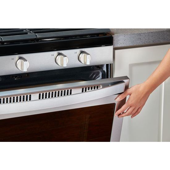 Model: WFG550S0HZ | Whirlpool 5.0 cu. ft. Freestanding Gas Range with Fan Convection Cooking