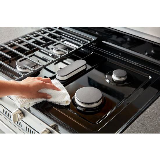 Model: WFG550S0HZ | Whirlpool 5.0 cu. ft. Freestanding Gas Range with Fan Convection Cooking