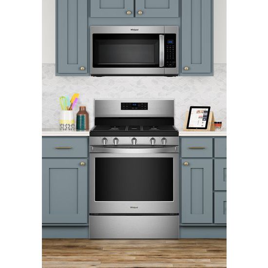 Model: WFG550S0HZ | Whirlpool 5.0 cu. ft. Freestanding Gas Range with Fan Convection Cooking