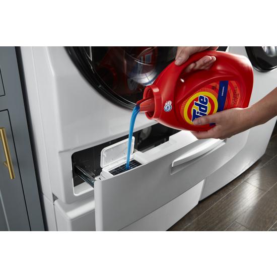Model: WFP2715HW | Whirlpool 15.5" Pedestal for Front Load Washer and Dryer with Storage