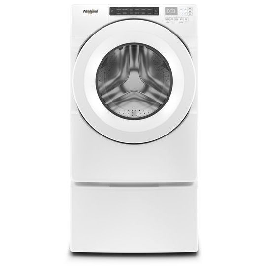 Model: WFW560CHW | Whirlpool 4.3 cu. ft. Closet-Depth Front Load Washer with Intuitive Controls