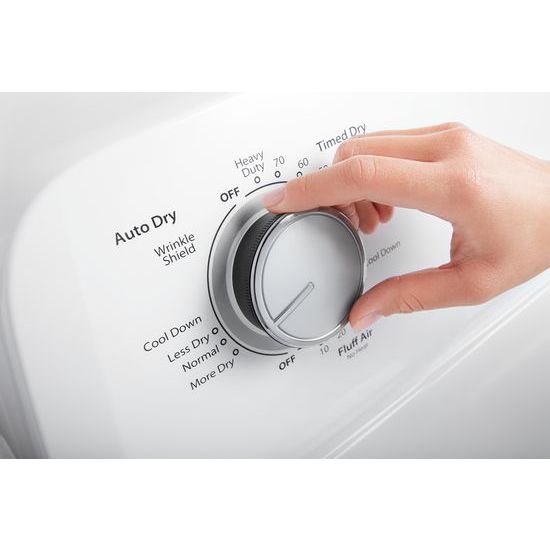 Model: WGD4850HW | Whirlpool 7.0 cu. ft. Top Load Gas Dryer with AutoDry™ Drying System