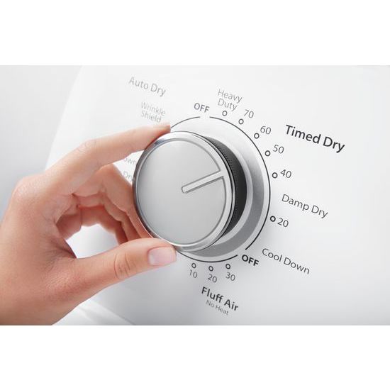 Model: WGD4850HW | Whirlpool 7.0 cu. ft. Top Load Gas Dryer with AutoDry™ Drying System