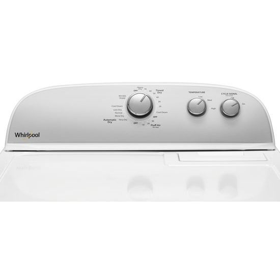 Model: WGD4950HW | Whirlpool 7.0 cu. ft. Top Load Gas Dryer with AutoDry™ Drying System