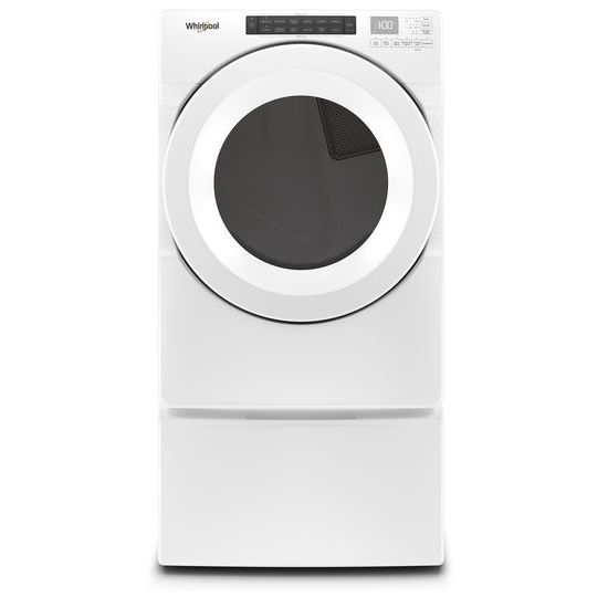 Model: WGD5620HW | Whirlpool 7.4 cu. ft. Front Load Gas Dryer with Intuitive Touch Controls