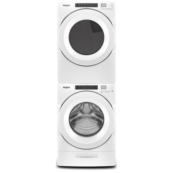 Model: WGD5620HW | Whirlpool 7.4 cu. ft. Front Load Gas Dryer with Intuitive Touch Controls