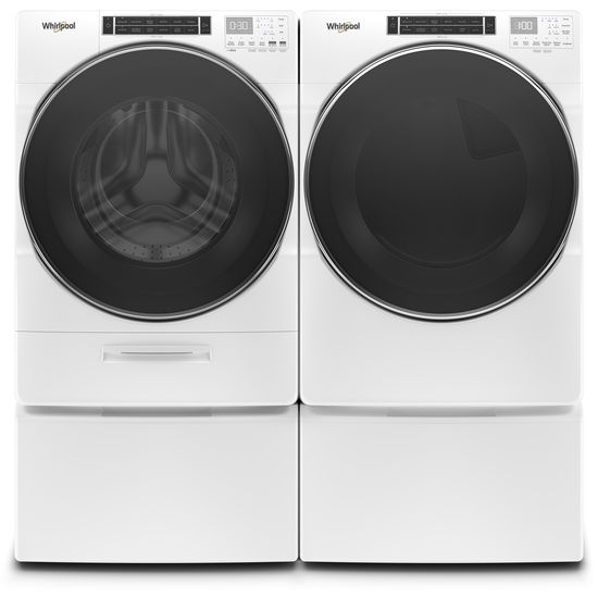 Model: WGD8620HW | Whirlpool 7.4 cu. ft. Front Load Gas Dryer with Steam Cycles
