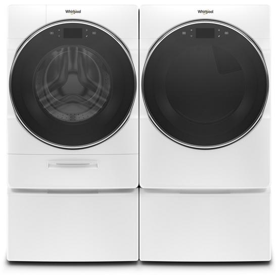 Model: WGD9620HW | Whirlpool 7.4 cu. ft. Smart Front Load Gas Dryer