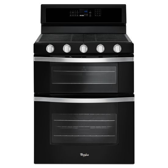 Whirlpool 6.0 Cu. Ft. Gas Double Oven Range with EZ-2-Lift™ Hinged Grates