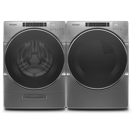 Model: WHD862CHC | Whirlpool 7.4 cu.ft Closet Depth Front Load Heat Pump Dryer with Intiutitive Touch Controls, Steam Refresh Cycle