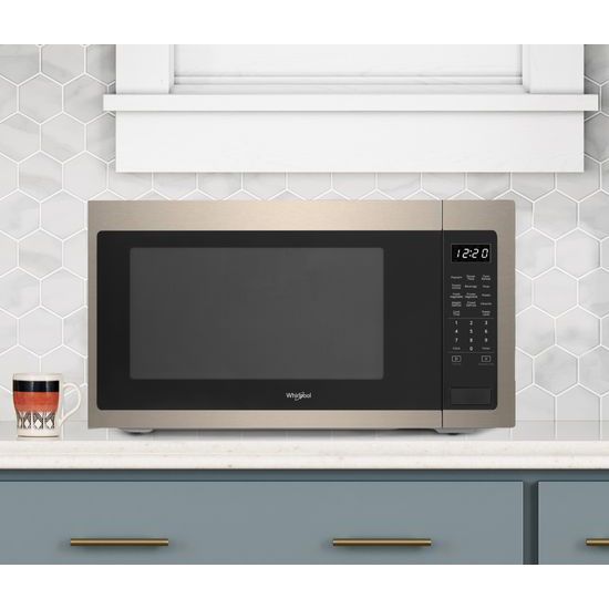 Model: WMC50522HN | Whirlpool 2.2 cu. ft. Countertop Microwave with 1,200-Watt Cooking Power