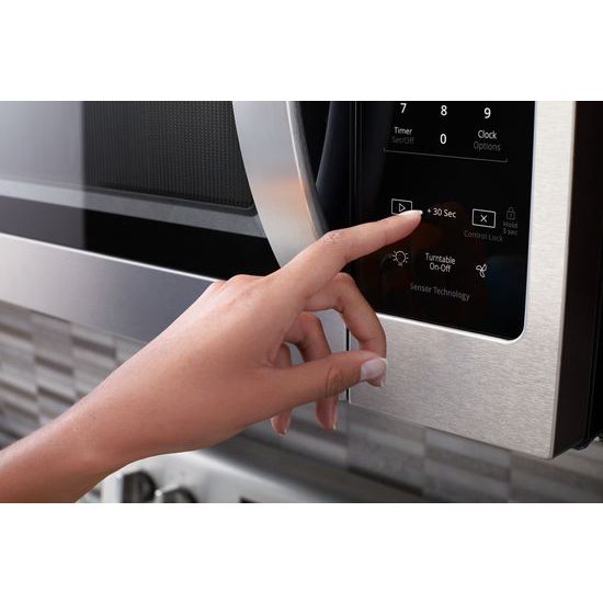 Model: WMH31017HS | Whirlpool 1.7 cu. ft. Microwave Hood Combination with Electronic Touch Controls