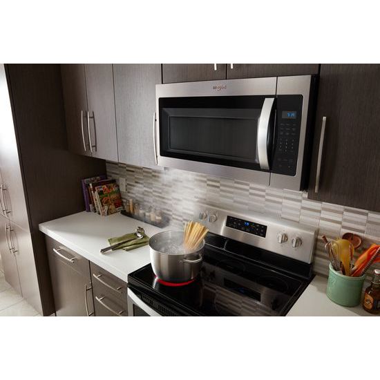 Model: WMH31017HS | Whirlpool 1.7 cu. ft. Microwave Hood Combination with Electronic Touch Controls