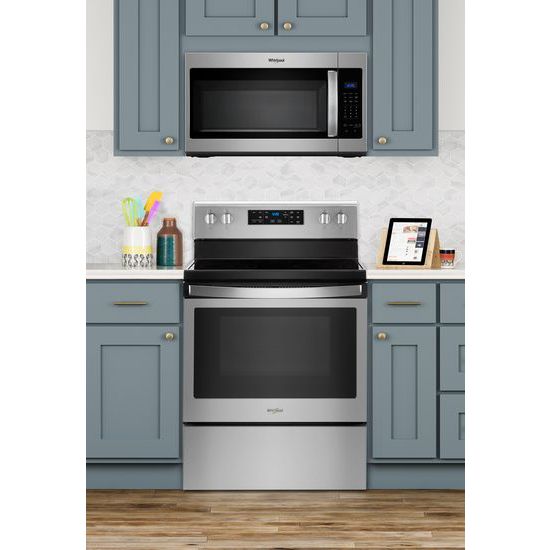Model: WMH31017HS | Whirlpool 1.7 cu. ft. Microwave Hood Combination with Electronic Touch Controls