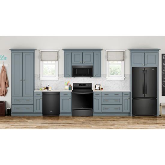 Model: WMH78019HB | Whirlpool 1.9 cu. ft. Smart Over-the-Range Microwave with Scan-to-Cook technology