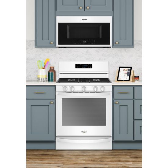 Model: WMH78019HW | Whirlpool 1.9 cu. ft. Smart Over-the-Range Microwave with Scan-to-Cook technology