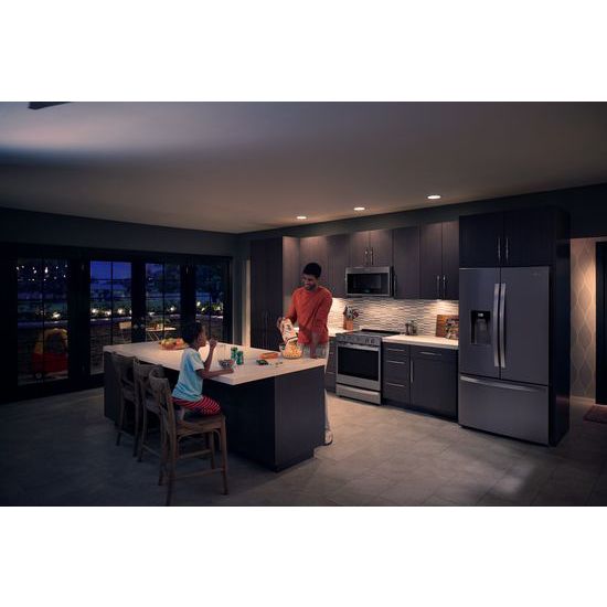 Model: WMH78019HZ | Whirlpool 1.9 cu. ft. Smart Over-the-Range Microwave with Scan-to-Cook technology