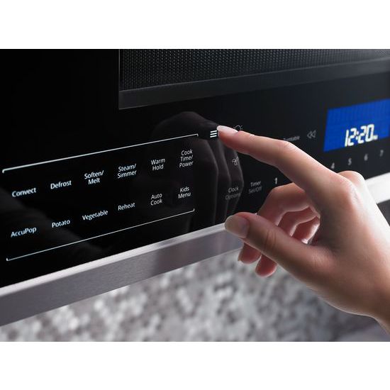 Model: WMH78019HZ | Whirlpool 1.9 cu. ft. Smart Over-the-Range Microwave with Scan-to-Cook technology