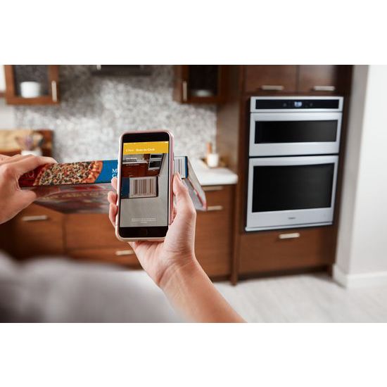 Model: WOC54EC0HW | Whirlpool 6.4 cu. ft. Smart Combination Wall Oven with Touchscreen