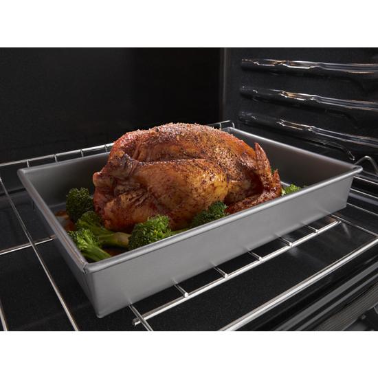 Model: WOC54EC7HS | Whirlpool 5.7 cu. ft. Smart Combination Wall Oven with Touchscreen
