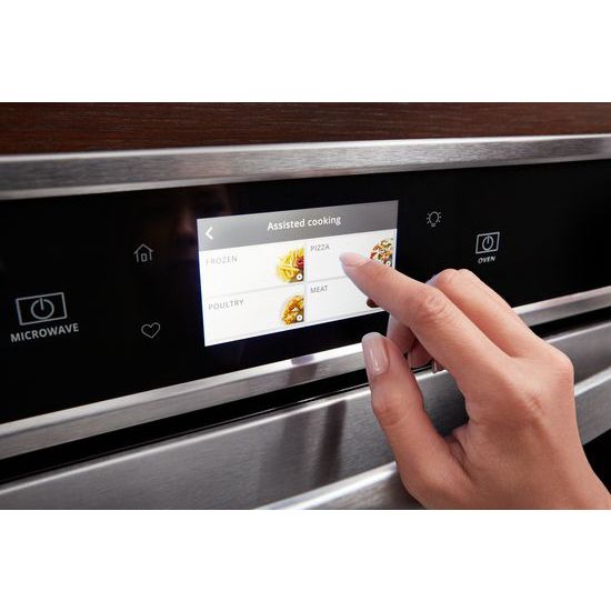 Model: WOC75EC7HS | Whirlpool 5.7 cu. ft. Smart Combination Wall Oven with Touchscreen