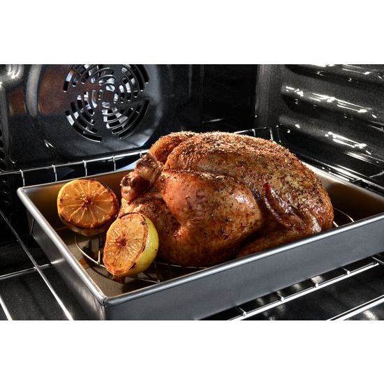 Model: WOC75EC7HS | Whirlpool 5.7 cu. ft. Smart Combination Wall Oven with Touchscreen