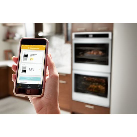 Model: WOD51EC7HW | Whirlpool 8.6 cu. ft. Smart Double Wall Oven with Touchscreen