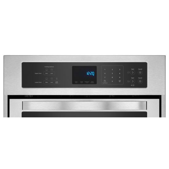 Model: WOD51ES4ES | Whirlpool 6.2 Cu. Ft. Double Wall Oven with High-Heat Self-Cleaning System