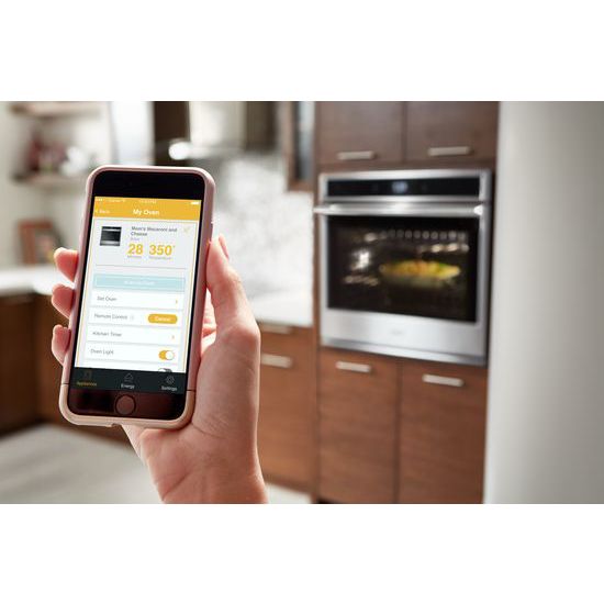 Model: WOSA2EC0HZ | Whirlpool 5.0 cu. ft. Smart Single Wall Oven with True Convection Cooking