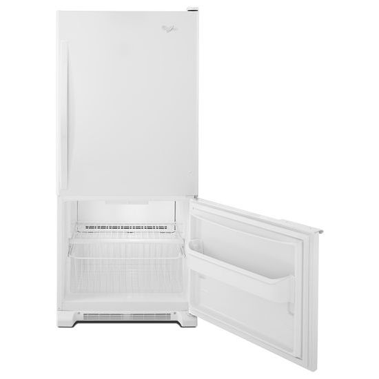 Model: WRB119WFBW | Whirlpool 30-inches wide Bottom-Freezer Refrigerator with Accu-Chill™ System - 18.7 cu. ft.
