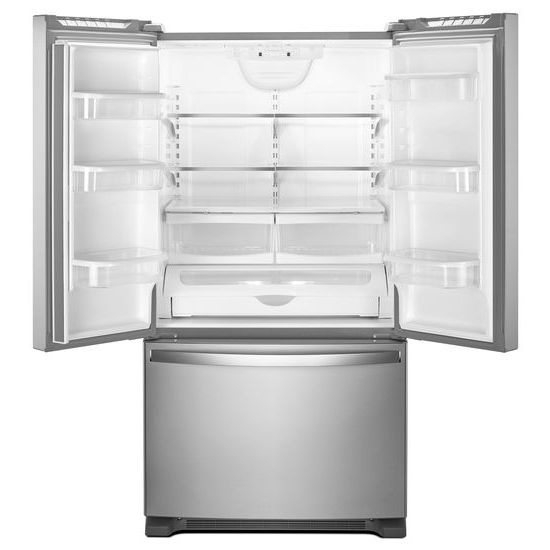 Model: WRF532SMHZ | Whirlpool 33-inch Wide French Door Refrigerator - 22 cu. ft.