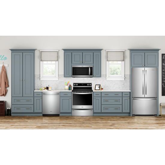 Model: WRF535SMHZ | Whirlpool 36-inch Wide French Door Refrigerator with Crisper Drawer - 25 cu. ft.