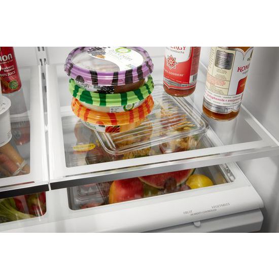 Model: WRF540CWHV | Whirlpool 36-inch Wide Counter Depth French Door Refrigerator - 20 cu. ft.