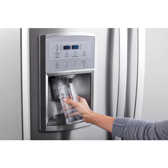 Model: WRF550CDHZ | Whirlpool 36-inch Wide Counter Depth French Door Refrigerator - 20 cu. ft.