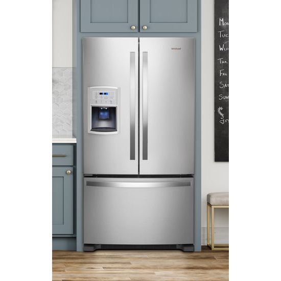 Model: WRF550CDHZ | Whirlpool 36-inch Wide Counter Depth French Door Refrigerator - 20 cu. ft.