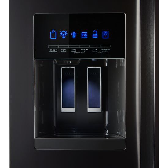 Model: WRF555SDHV | Whirlpool 36-inch Wide French Door Refrigerator in Fingerprint-Resistant Stainless Steel - 25 cu. ft.
