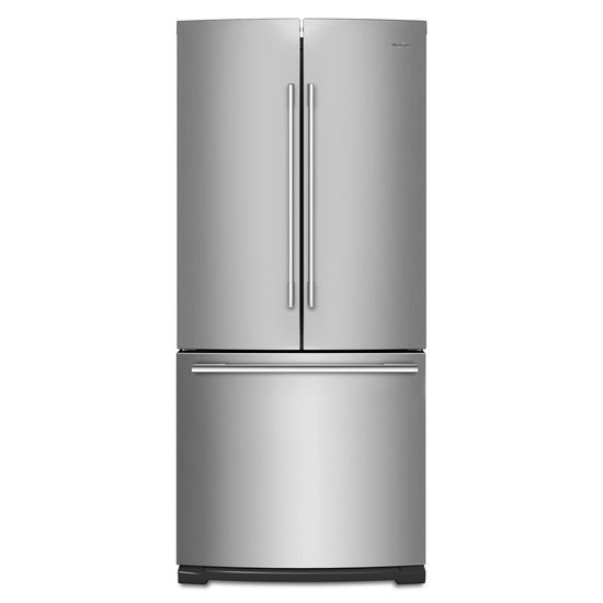 Whirlpool 30-inch Wide Contemporary Handle French Door Refrigerator - 20 cu. ft.