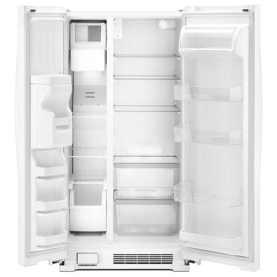 Model: WRS311SDHW | Whirlpool 33-inch Wide Side-by-Side Refrigerator - 21 cu. ft.
