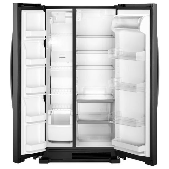 Model: WRS312SNHB | Whirlpool 33-inch Wide Side-by-Side Refrigerator - 22 cu. ft.