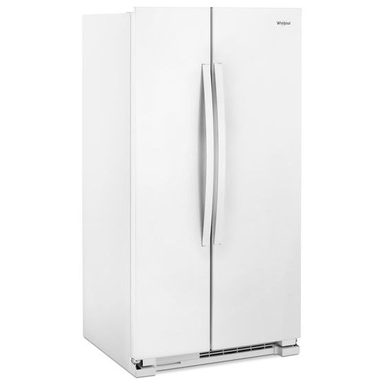 Model: WRS312SNHW | Whirlpool 33-inch Wide Side-by-Side Refrigerator - 22 cu. ft.