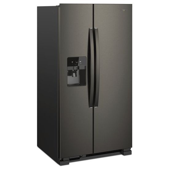 Model: WRS325SDHV | Whirlpool 36-inch Wide Side-by-Side Refrigerator - 25 cu. ft.