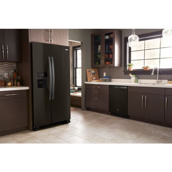 Model: WRS325SDHV | Whirlpool 36-inch Wide Side-by-Side Refrigerator - 25 cu. ft.