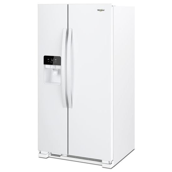 Model: WRS555SIHW | Whirlpool 36-inch Wide Side-by-Side Refrigerator - 25 cu. ft.