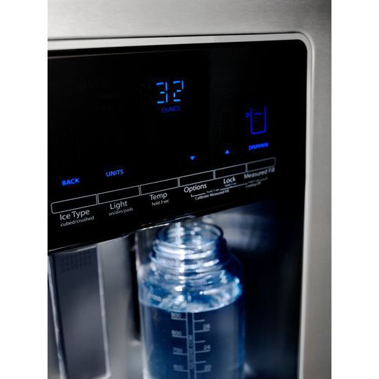 Model: WRS571CIHZ | Whirlpool 36-inch Wide Counter Depth Side-by-Side Refrigerator - 21 cu. ft.