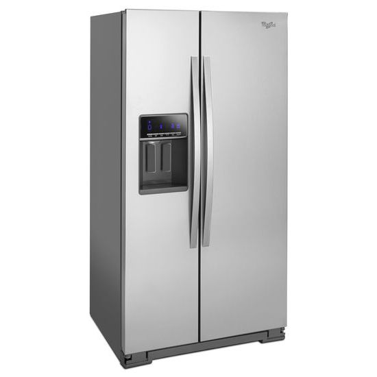 Model: WRS586FIEM | Whirlpool 36-inch Wide Side-by-Side Refrigerator with Temperature Control - 26 cu. ft.