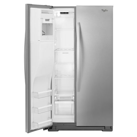 Model: WRS586FIEM | Whirlpool 36-inch Wide Side-by-Side Refrigerator with Temperature Control - 26 cu. ft.