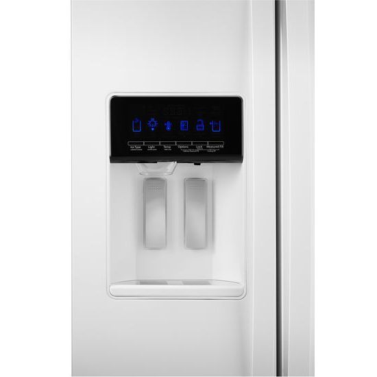 Model: WRS588FIHW | Whirlpool 36-inch Wide Side-by-Side Refrigerator - 28 cu. ft.